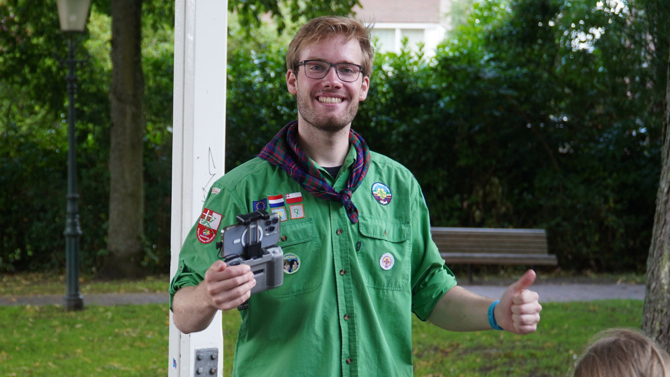 Matthijs in Scouting Outfit
