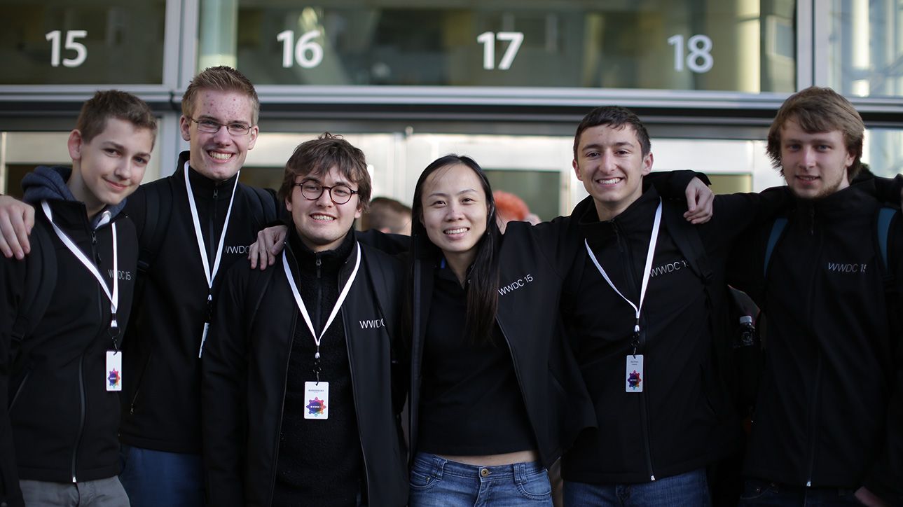 Matthijs bij Apple WWDC